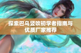 探索巴乌竖吹初学者指南与优质厂家推荐