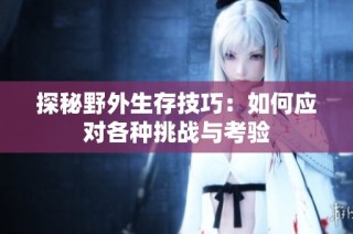 探秘野外生存技巧：如何应对各种挑战与考验