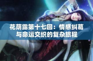 花荫露第十七回：情感纠葛与命运交织的复杂旅程