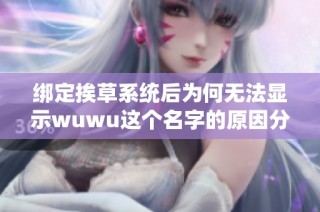 绑定挨草系统后为何无法显示wuwu这个名字的原因分析