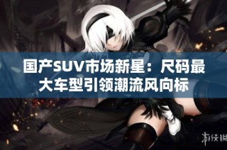 国产SUV市场新星：尺码最大车型引领潮流风向标