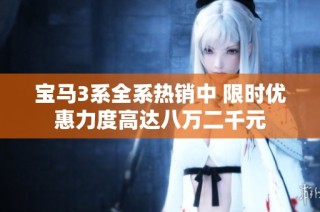 宝马3系全系热销中 限时优惠力度高达八万二千元
