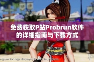 免费获取P站Probrun软件的详细指南与下载方式