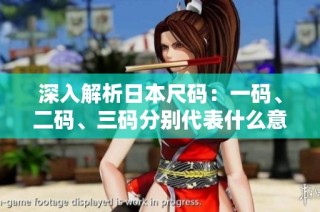 深入解析日本尺码：一码、二码、三码分别代表什么意思