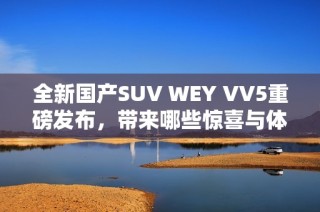 全新国产SUV WEY VV5重磅发布，带来哪些惊喜与体验