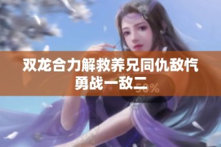 双龙合力解救养兄同仇敌忾勇战一敌二
