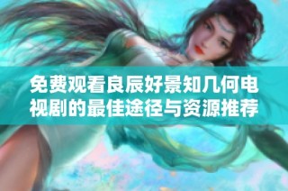 免费观看良辰好景知几何电视剧的最佳途径与资源推荐