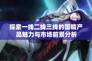探索一线二线三线的国精产品魅力与市场前景分析