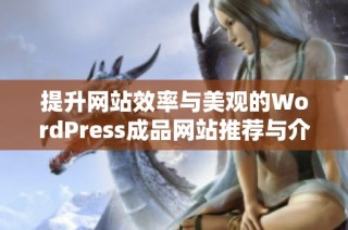 提升网站效率与美观的WordPress成品网站推荐与介绍