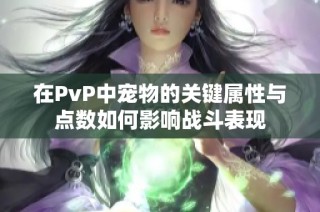 在PvP中宠物的关键属性与点数如何影响战斗表现