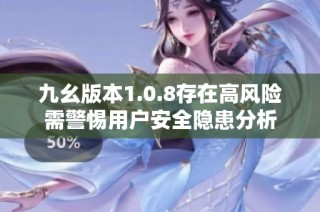 九幺版本1.0.8存在高风险需警惕用户安全隐患分析
