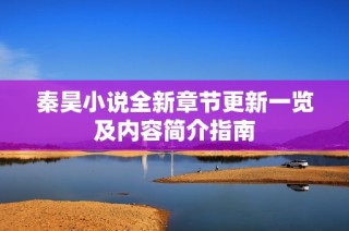 秦昊小说全新章节更新一览及内容简介指南