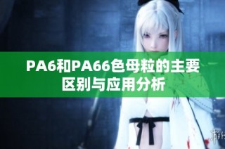 PA6和PA66色母粒的主要区别与应用分析
