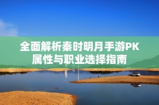 全面解析秦时明月手游PK属性与职业选择指南