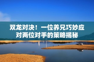 双龙对决！一位养兄巧妙应对两位对手的策略揭秘