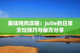 美味炖肉攻略：Julie的日常烹饪技巧与秘方分享