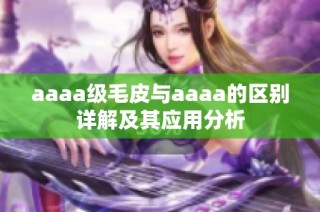 aaaa级毛皮与aaaa的区别详解及其应用分析