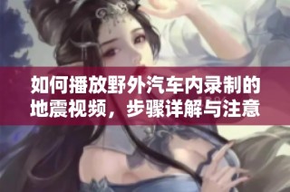 如何播放野外汽车内录制的地震视频，步骤详解与注意事项