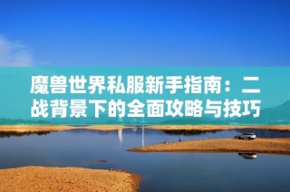 魔兽世界私服新手指南：二战背景下的全面攻略与技巧解析