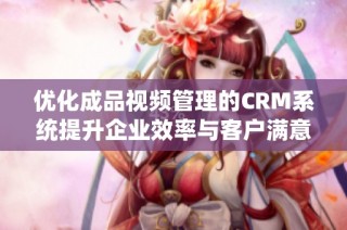 优化成品视频管理的CRM系统提升企业效率与客户满意度