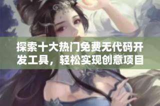 探索十大热门免费无代码开发工具，轻松实现创意项目