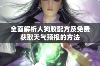全面解析人狗胶配方及免费获取天气预报的方法