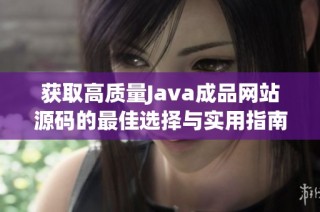 获取高质量Java成品网站源码的最佳选择与实用指南