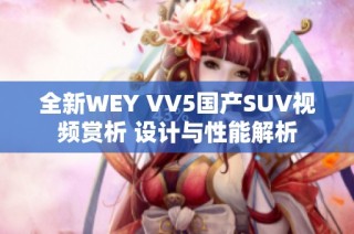 全新WEY VV5国产SUV视频赏析 设计与性能解析
