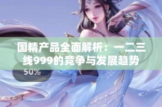 国精产品全面解析：一二三线999的竞争与发展趋势