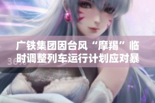 广铁集团因台风“摩羯”临时调整列车运行计划应对暴风雨