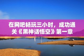 在网吧畅玩三小时，成功通关《黑神话悟空》第一章