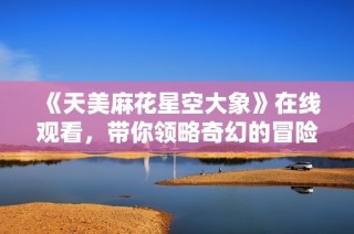 《天美麻花星空大象》在线观看，带你领略奇幻的冒险之旅