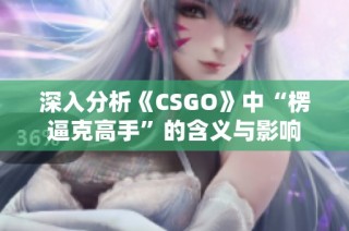 深入分析《CSGO》中“楞逼克高手”的含义与影响
