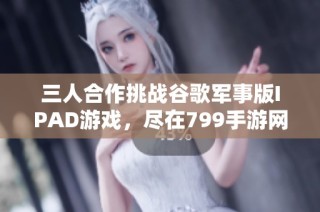 三人合作挑战谷歌军事版IPAD游戏，尽在799手游网