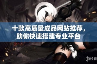 十款高质量成品网站推荐，助你快速搭建专业平台