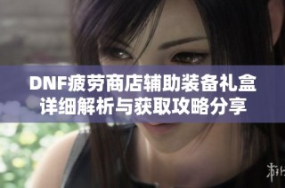 DNF疲劳商店辅助装备礼盒详细解析与获取攻略分享