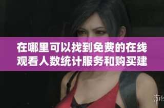 在哪里可以找到免费的在线观看人数统计服务和购买建议