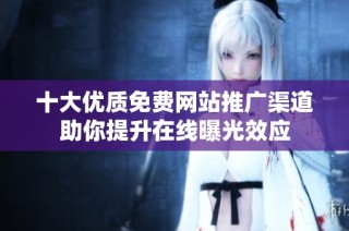 十大优质免费网站推广渠道助你提升在线曝光效应