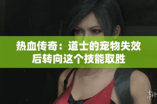 热血传奇：道士的宠物失效后转向这个技能取胜