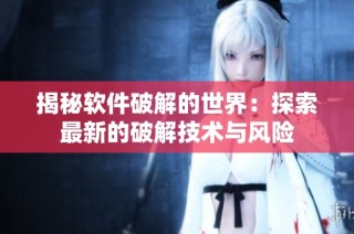 揭秘软件破解的世界：探索最新的破解技术与风险