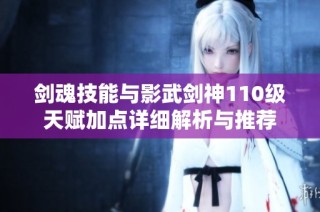 剑魂技能与影武剑神110级天赋加点详细解析与推荐