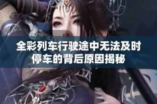 全彩列车行驶途中无法及时停车的背后原因揭秘