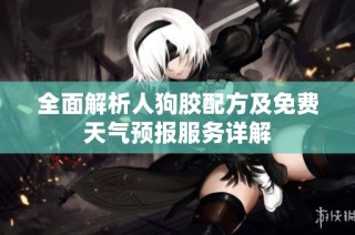 全面解析人狗胶配方及免费天气预报服务详解