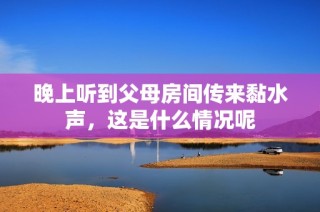 晚上听到父母房间传来黏水声，这是什么情况呢