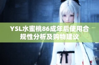 YSL水蜜桃86成年后使用合规性分析及购物建议