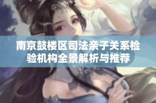南京鼓楼区司法亲子关系检验机构全景解析与推荐