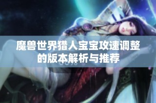 魔兽世界猎人宝宝攻速调整的版本解析与推荐