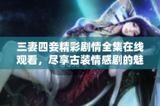 三妻四妾精彩剧情全集在线观看，尽享古装情感剧的魅力