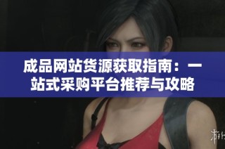 成品网站货源获取指南：一站式采购平台推荐与攻略