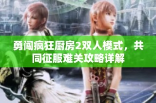勇闯疯狂厨房2双人模式，共同征服难关攻略详解